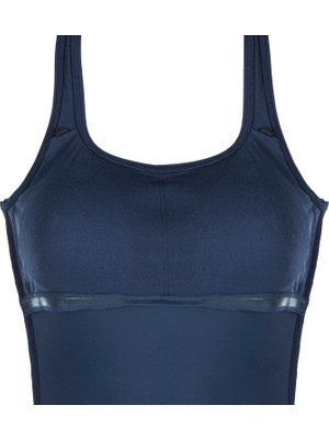 Decathlon Nabaiji Kadın Şortlu Mayo - Lacivert - Heva