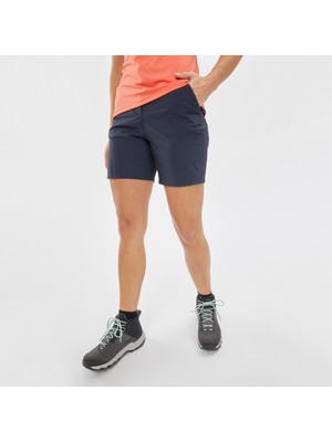 Decathlon QUECHUA Kadın Outdoor Şort - Koyu Mavi - Hafif ve Hızla Kuruyan 36 Beden