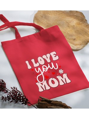 Bk Gift Anneler Günü Tasarımlı Kumaş Bez Çanta