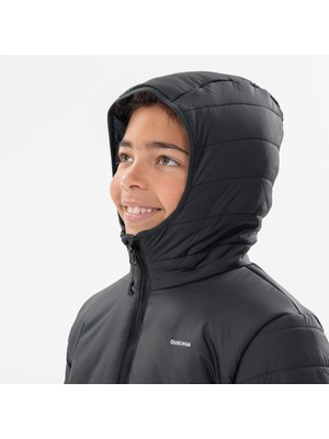 Decathlon Quechua Çocuk Outdoor Hibrit Şişme Mont - 7/15 Yaş - Siyah