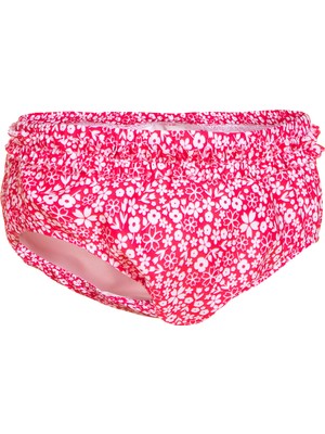 Decathlon Nabaiji Bebek Yıkanabilir Bikini Altı - Pembe / Çiçek Desenli