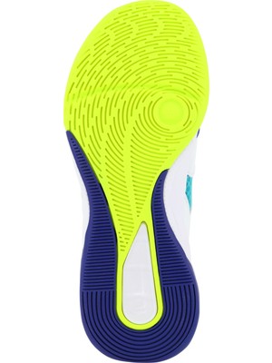 Decathlon ALLSIX Çocuk Voleybol Ayakkabısı - Beyaz / Mavi / Yeşil - VS100 Confort