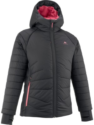 Decathlon Quechua Çocuk Hibrit Şişme Mont - 7/15 Yaş - Koyu Gri