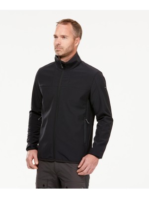 Decathlon Forclaz Erkek Softshell Mont - Siyah - Mt100