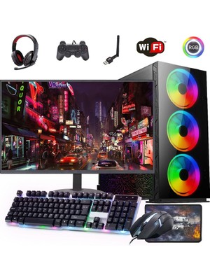 Rogame I3 10100F 16GB 120GB SSD 1tb HDD 6gb GTX1660S 24" Monitörlü (Gaming Set)