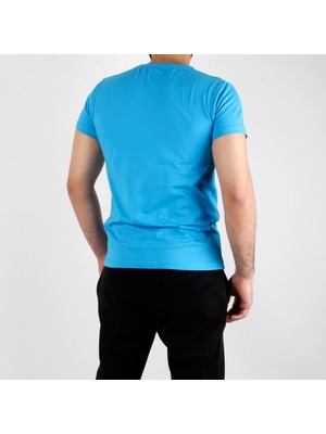 Saillaker’s A+ Palermo Erkek Mavi Basic T-Shirt