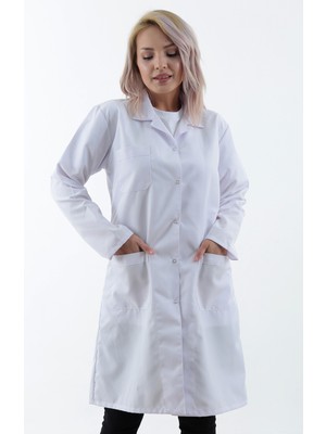 Yenitrendis Beyaz Önlük Kadın