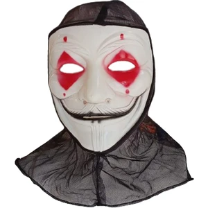 Event Party Store Maske Vendetta-Joker Arkası Tüllü
