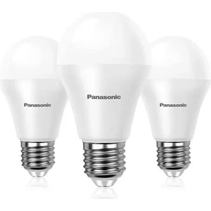 8,5W-60 W 3 Lü Eko Paket 6500 Kelvin Beyaz Işık Panasonic 8,5W 3 Lü Beyaz
