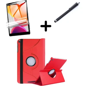 Samsung Galaxy Tab A 8.0 T290 T295 T297 Kılıf Dönen Tablet Kilifi Ekran Koruyucu+Kalem