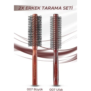 Professional 007 Büyük Ve 007 Ufak Saç Fırçası (2'Li)