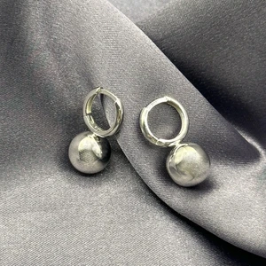 Jewel By Aila Sfera Top Rhodium Kaplama Kadın Gümüş Küpe
