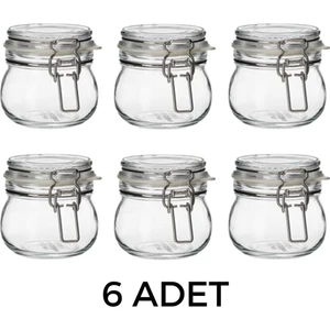 IKEA Kapaklı Cam Kavanoz 13 cl Contalı 7 x 7 cm