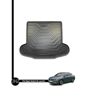 Fıat Egea Sedan 2015 ve Sonrası Birebir Uyumlu 3D Bagaj Havuzu