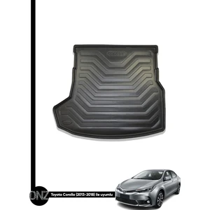 Toyota Corolla Sedan 2013 - 2018 Birebir Uyumlu 3D Bagaj Havuzu