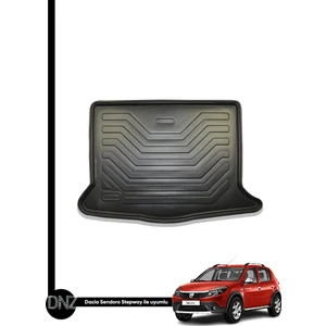 Dacıa Sandero Stepway Hb 2008 ve Sonrası Birebir Uyumlu 3D Bagaj Havuzu