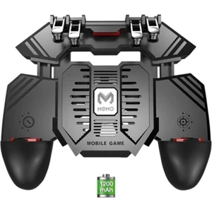 AK77 1200 Mah Fanlı Dört Tetik Mobil Oyun Aparatı - Pubg( ) Siyah
