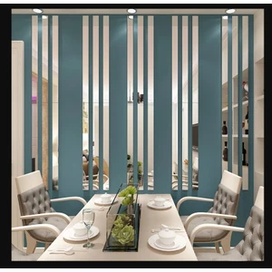 Duvar ve Dekorasyon Çıtası Kendinden Yapışkanlı 3 cm Gümüş (1 Rulo 10 Mt)