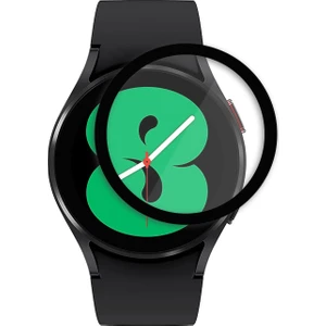 Samsung Galaxy Watch 5 44 mm Uyumlu Ekran Koruyucu Nano Esnek Polymer Kırılmaz Koruma Siyah