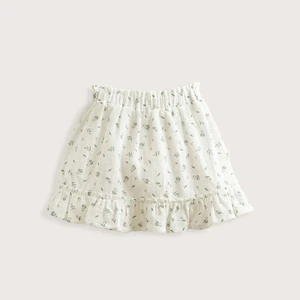 Floral Etek Ekru