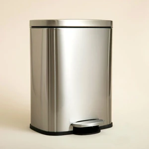 Kero Çöp Kovası 5 Lt Gümüş