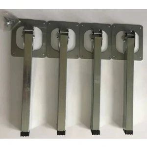 Metal Katlanabilir Sofra Masa Ayağı 25 cm ( 4 Adet ) + Vidaları
