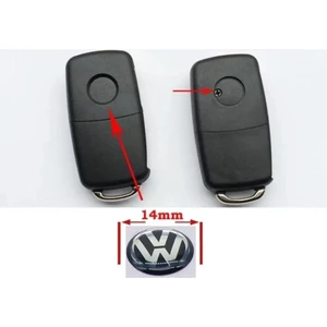 Volkswagen Anahtar Logosu 10MM Vw Kumanda Logosu (1 Adet) 3C0837891