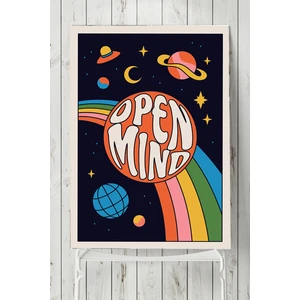 Open Mind, Zihin Psychedelic Indie Tarzı Poster