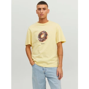 Jack & Jones Jordimensional Tee Ss Crew Neck Tg Beyaz Erkek T-shirt 12238166-Frenc