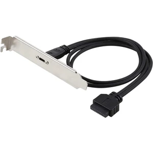 BK Teknoloji Type-C Dişi - USB 3.0 Anakart 20 Pin Dişi Panel Genişletme Montaj Kablosu