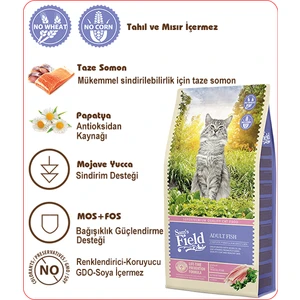 Sam's Field Balıklı Tahılsız Yetişkin Kedi Maması 2.5kg