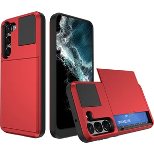 Samsung Galaxy S23 Için Cep Telefonu Kılıfı, Sürgülü Kart Tutucu Pc + Tpu Anti-Damla Kapağı (Yurt Dışından)
