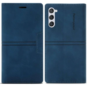 Samsung Galaxy S23 Için 5g Manyetik Otomatik Ahmsorbed Pu Deri Stand Vaka Telefon Cüzdanlı Tam Koruma Kapağı (Yurt Dışından)