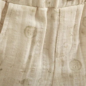 Safari Baskılı Şort Ekru