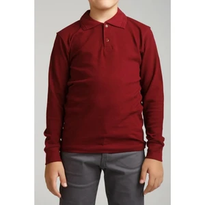 Noble Store Çocuk Uzunkol Polo Yaka Okul T-Shirt