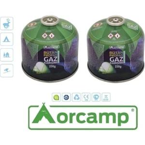 Kolay Outdoor Orgaz Kartuş Siboplu Kts 230 gr Tüp ( 2 Li Avantaj Paket) Kış Kampı
