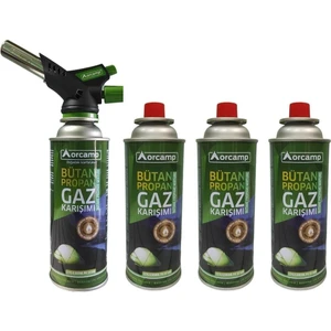 Orgaz & CX-500 Çakmaklı Kartuş Pürmüz 4 Adet 227 gr Kartuş