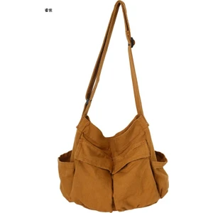 Büyük Kapasiteli Kanvas Çapraz Askılı Çanta (Yurt Dışından)