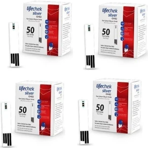 EC Shop Lıfecheck Lifechek Silver GH82   Ölçüm Stribi 50LI 4 Adet