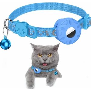 Pet Home Airtag Silikon Kasası Için Yansıtıcı Evcil Hayvan Yakalı Gps Izleyici Koruyucu Kapak (Yurt Dışından)