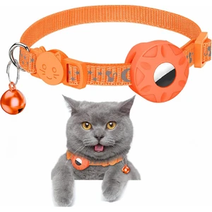 Pet Home Airtag Silikon Kasası Için Yansıtıcı Evcil Hayvan Yakalı Gps Izleyici Koruyucu Kapak (Yurt Dışından)