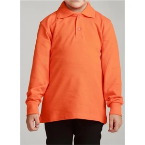 Noble Store Çocuk Uzunkol Polo Yaka Okul T-Shırt