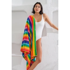 %100 Pamuk Kadife Plaj Deniz Havlusu 90X160