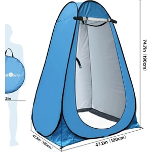 Senin Dükkanın Kamp Plaj Duş Wc Otomatik Giyinme Çadırı 120X120×190 Portatif Çadır Giyinme Çadırı