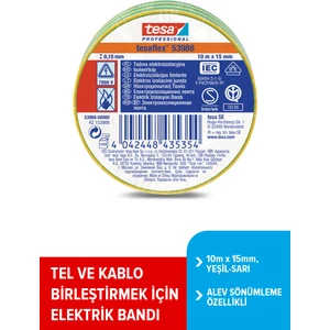 Elektrik Izolasyon Bandı Spvc, Yeşil-Sarı