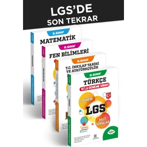 Öğretmen Evde Yayınları LGS 1. Dönem Branş Denemeleri 4’lü Set
