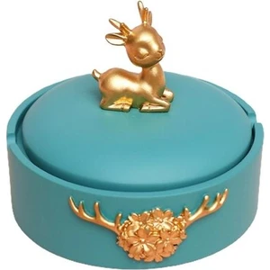 Three Beans Ashtray Kapaklı Açık Tepsi Veranda Ot Araba Sigaralar Rüzgar Geçirmez Tepsi Ev Ofis Dekorasyon (Yurt Dışından)