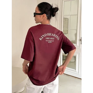 Kadın Kind Hearted Baskılı Oversize T-Shirt