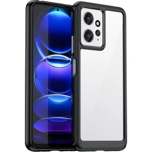 Xiaomi Redmi Note 12 Global Shield Serisi Darbeye Dayanıklı Köşe Korumalı Yarı Esnek Plastik Tpu Kılıf - AL8100