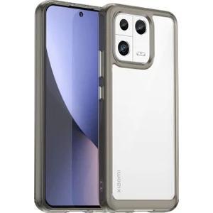 Xiaomi 13 Global Shield Serisi Darbeye Dayanıklı Köşe Korumalı Yarı Esnek Plastik Tpu Kılıf - AL8100